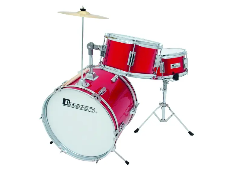 DIMAVERY JDS-203 Kids Drum Set, red 